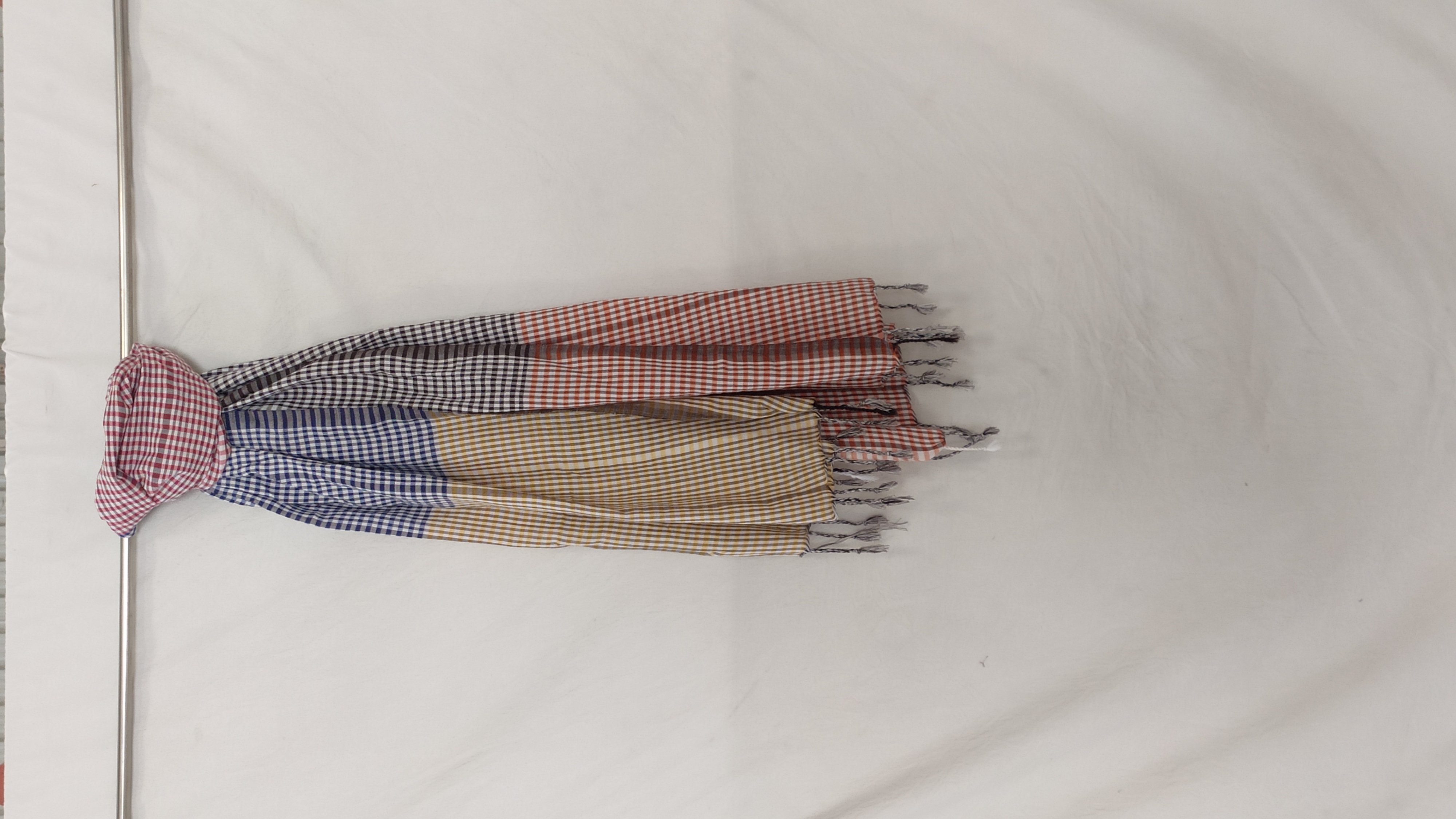 Check stole multicolor